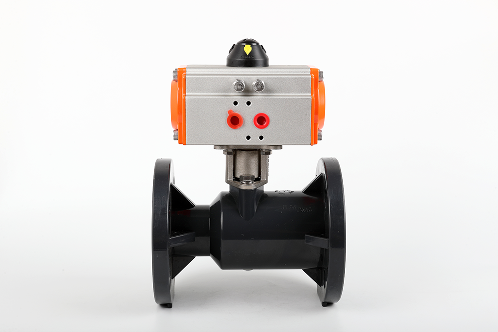 长安气动法兰一体球阀